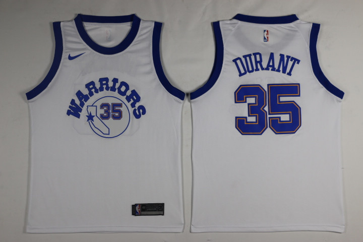 Men Golden State Warriors #35 Durant White Game Nike NBA Jerseys1->golden state warriors->NBA Jersey